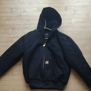 Carhartt Men's Dark Hooded Jacket Coat